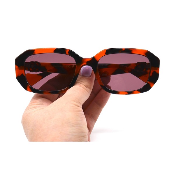 GUCCI GG1535S 005 TORTOISE ORANGE VIOLET LENS AUTHENTIC SUNGLASSES - Picture 14 of 16
